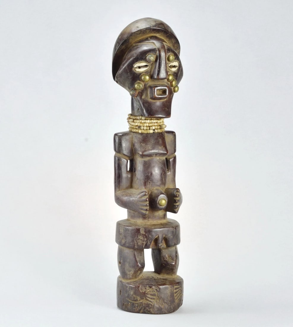 Nice SONGYE Power Figure Fetish Congo Drc Zaire African Tribal Art MC 1856 - 7