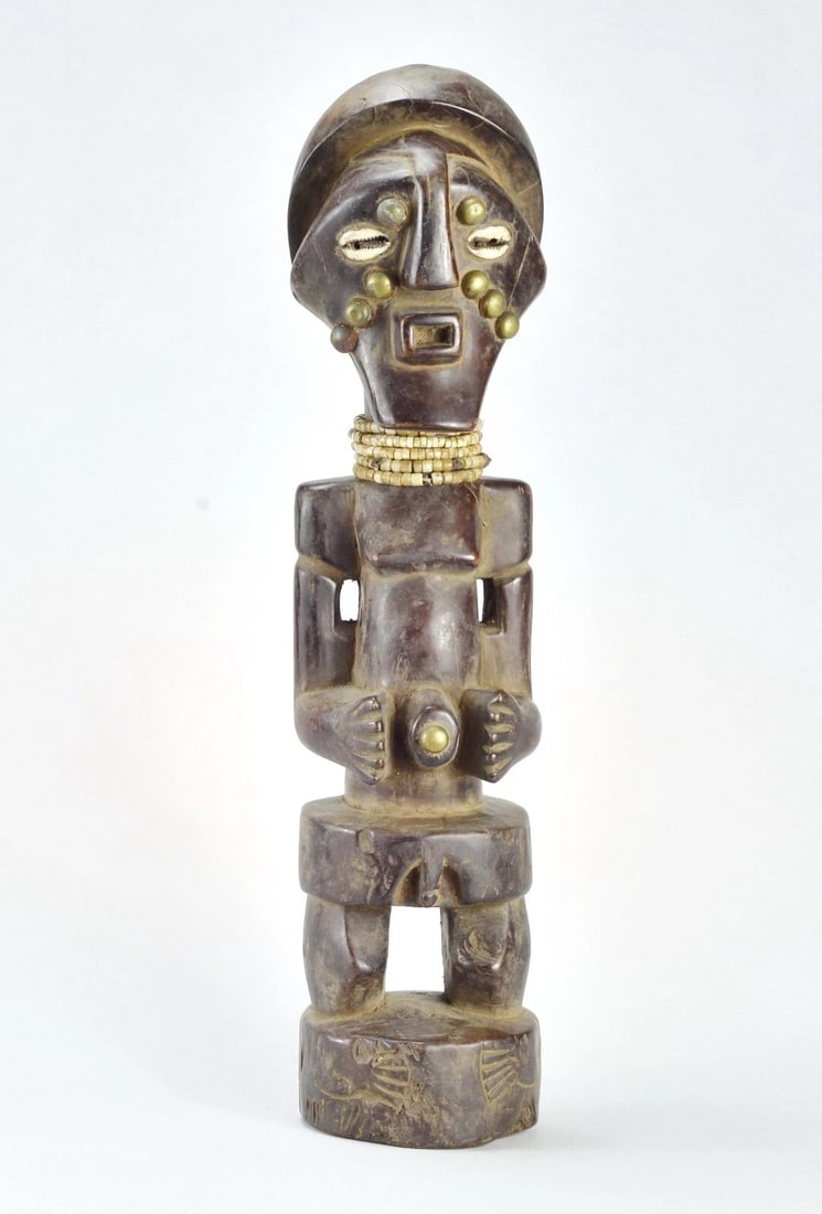 Nice SONGYE Power Figure Fetish Congo Drc Zaire African Tribal Art MC 1856 - 8