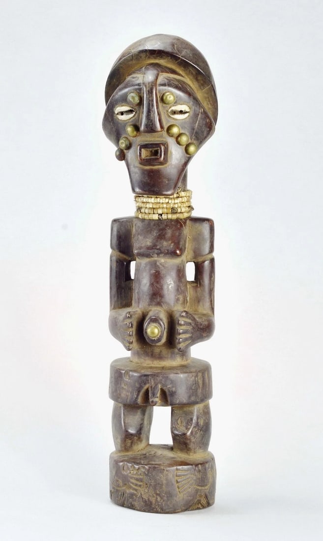 Nice SONGYE Power Figure Fetish Congo Drc Zaire African Tribal Art MC 1856 - 9