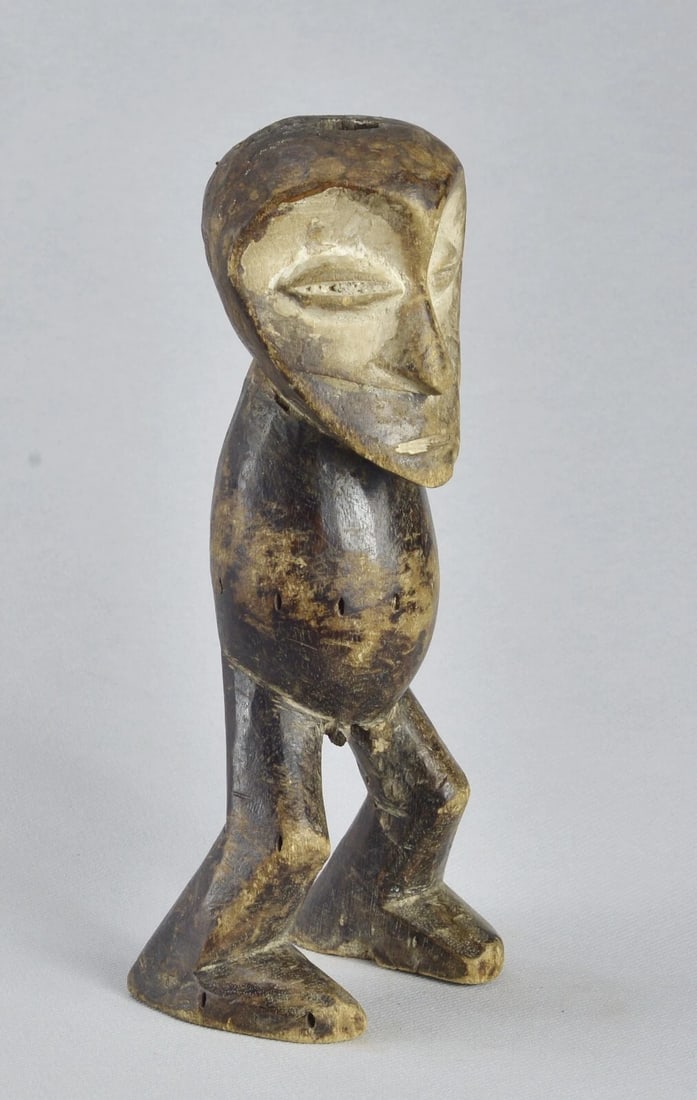 LEGA anthropomorphic figure Kakulu statue Bwami Congo African Tribal Art MC 1841 - 10
