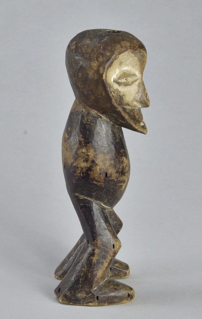 LEGA anthropomorphic figure Kakulu statue Bwami Congo African Tribal Art MC 1841 - 9