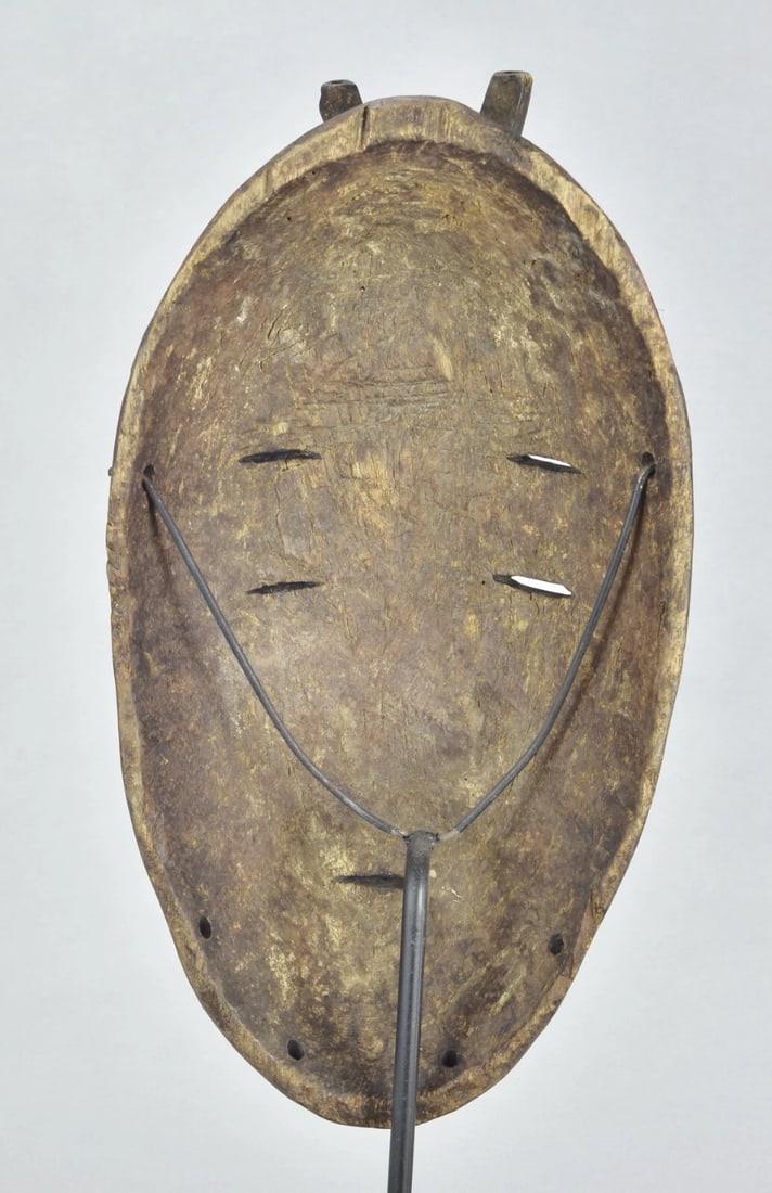 BEMBE Nice zoomorphic initiation owl mask Congo Drc African Tribal Art MC 1871 - 8