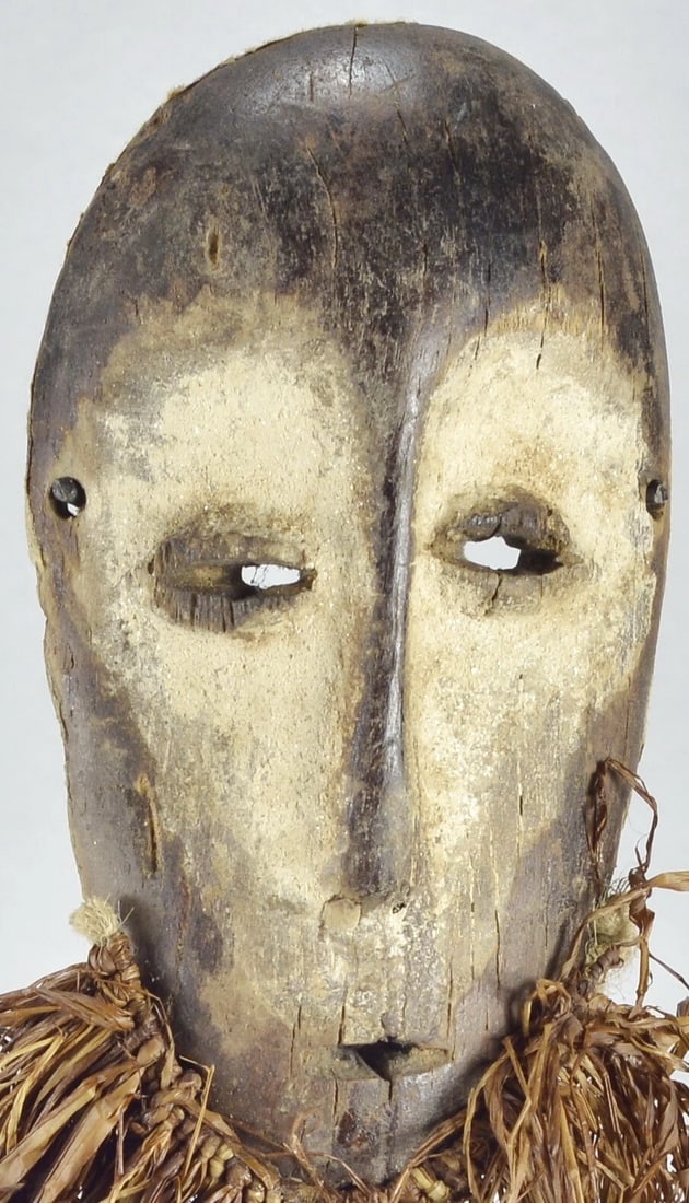 Cute LEGA Lukwakongo Mask Cult of Bwami Congo DRC African Tribal Art mc 1875 - 10
