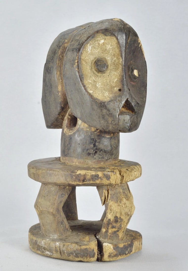 Rare Kalunga Kisumbi BEMBE two-headed figure Janus African Tribal Art MC 1880 - 10
