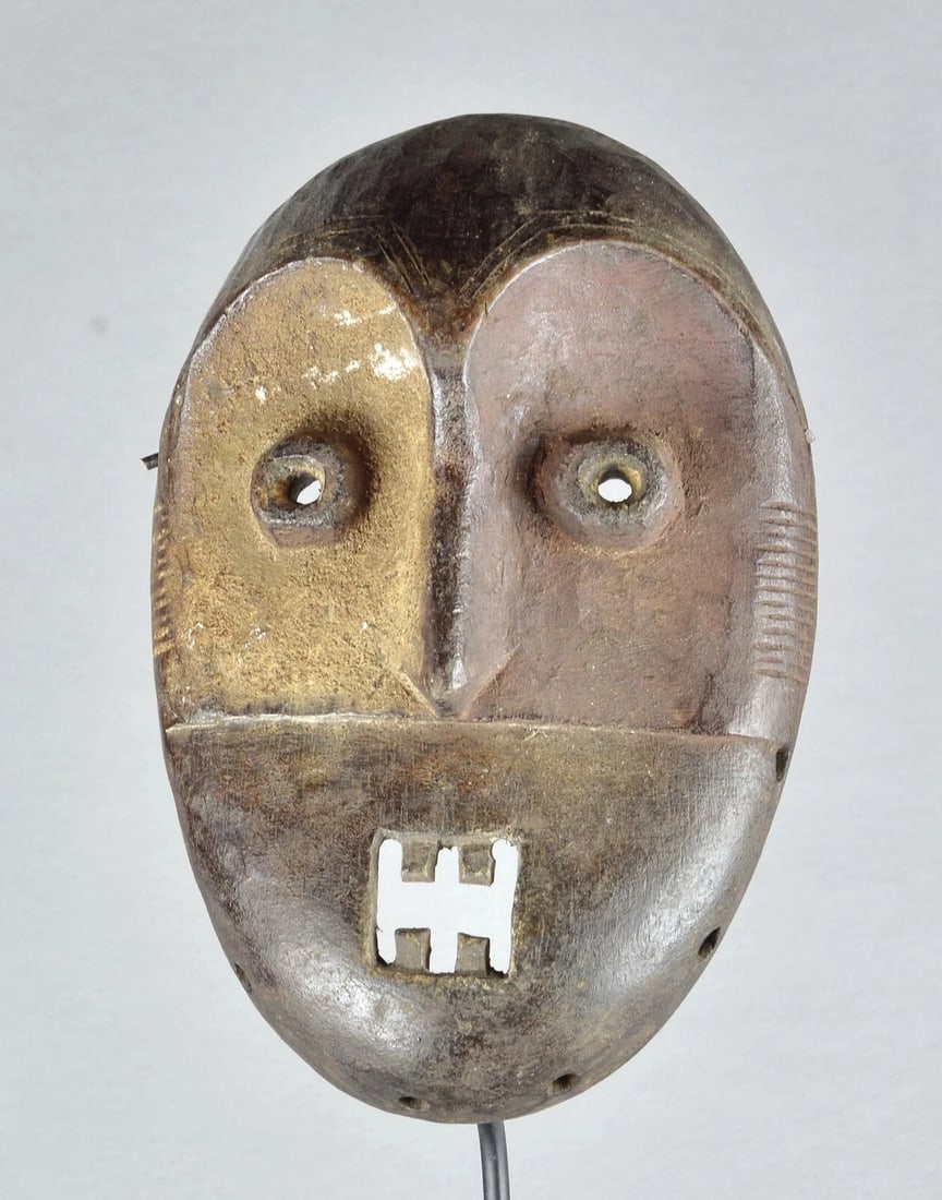 Cute Metoko Mask Mituku Bukota cult Congo Drc African Tribal Art MC 1892 - 6