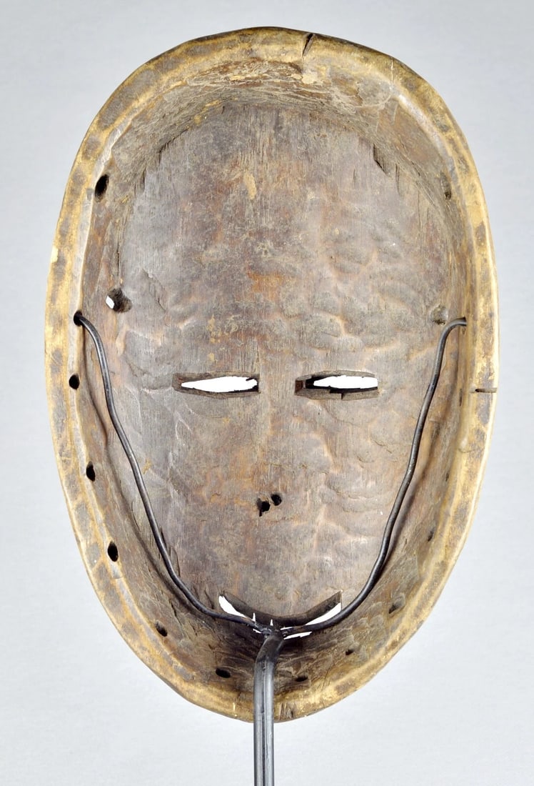 Large LEGA Bwami Cult wood Mask Congo DRC African Tribal Art Africain mc 1893 - 2