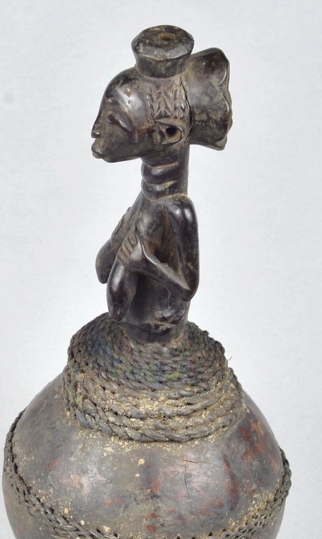 LUBA Rare Calabash KABWELULU Figure Statue Sculpture African Tribal Art MC 1899 - 11