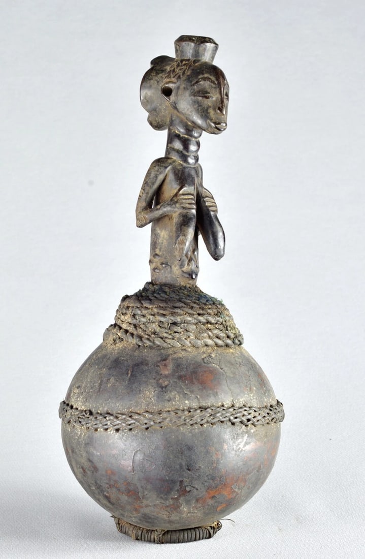 LUBA Rare Calabash KABWELULU Figure Statue Sculpture African Tribal Art MC 1899 - 3