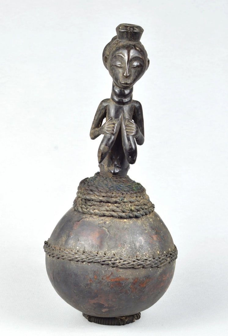 LUBA Rare Calabash KABWELULU Figure Statue Sculpture African Tribal Art MC 1899 - 4