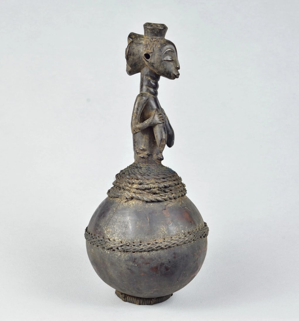 LUBA Rare Calabash KABWELULU Figure Statue Sculpture African Tribal Art MC 1899 - 5