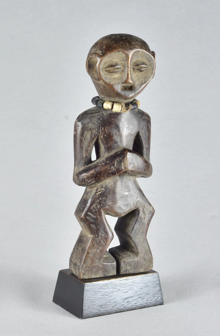 Nice LEGA Figure Iginga statue Bwami Cult Congo Drc African Tribal Art MC 1907 (1 of 9)
