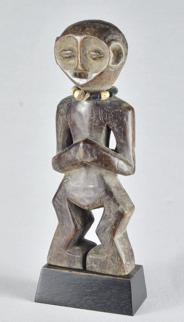 Nice LEGA Figure Iginga statue Bwami Cult Congo Drc African Tribal Art MC 1907 - 3