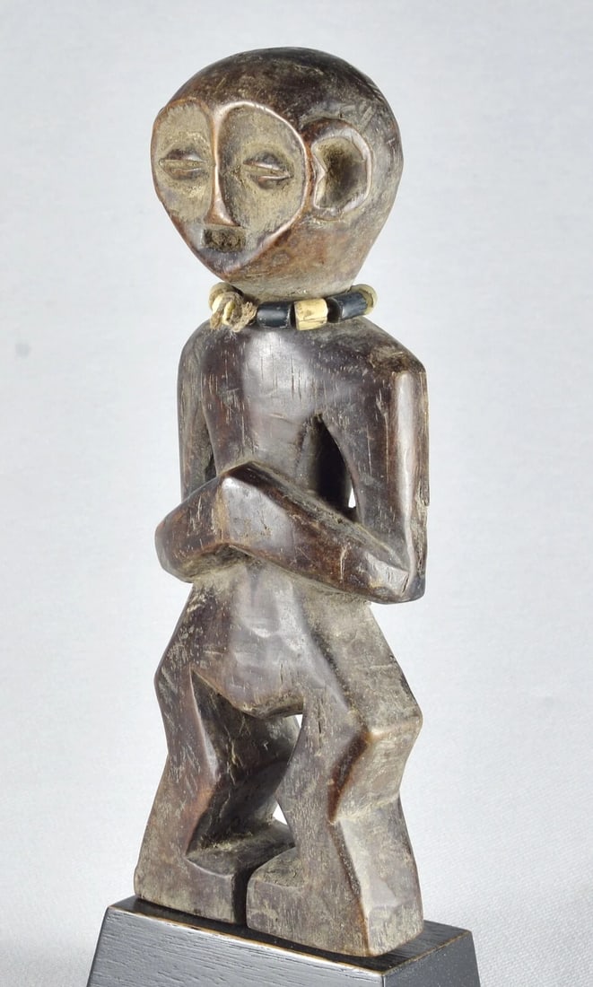 Nice LEGA Figure Iginga statue Bwami Cult Congo Drc African Tribal Art MC 1907 - 4