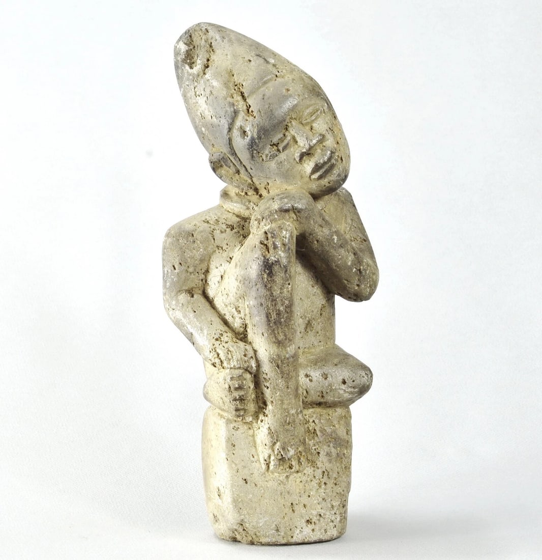 Bakongo Ntadi superb stone figure statue African Tribal Art MC2022 - 2