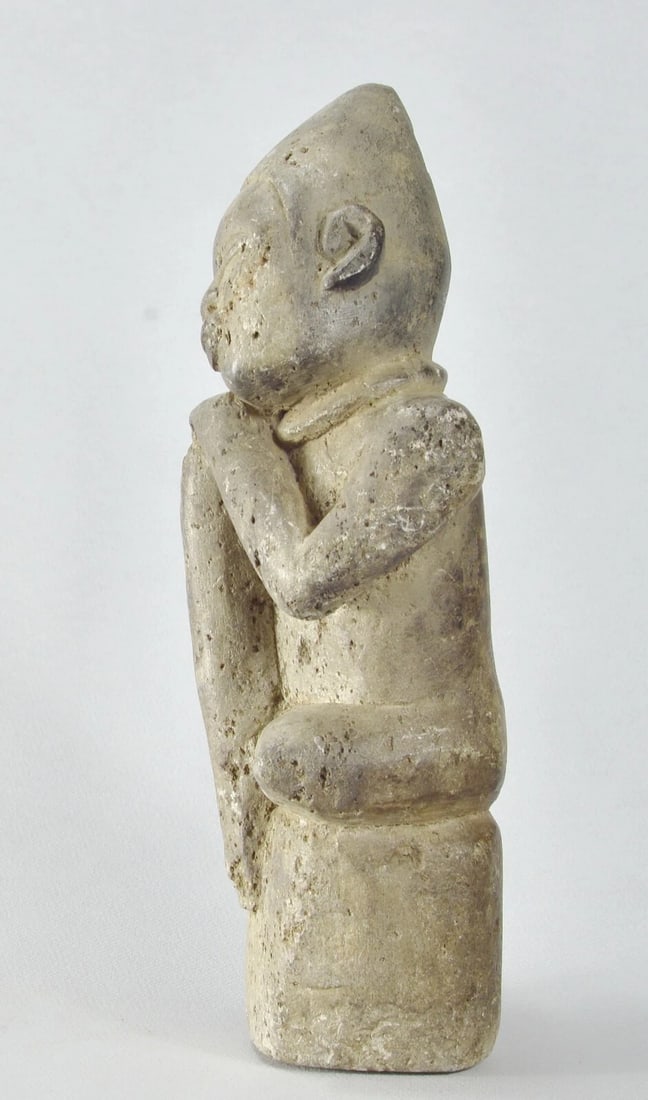 Bakongo Ntadi superb stone figure statue African Tribal Art MC2022 - 4