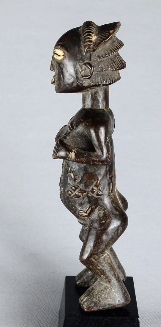 Lovely LUBA Shankadi Female Figure Statue Sculpture African Tribal Art MC 2032 - 4