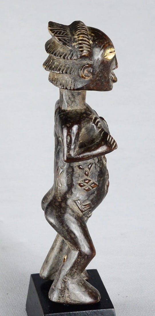 Lovely LUBA Shankadi Female Figure Statue Sculpture African Tribal Art MC 2032 - 6
