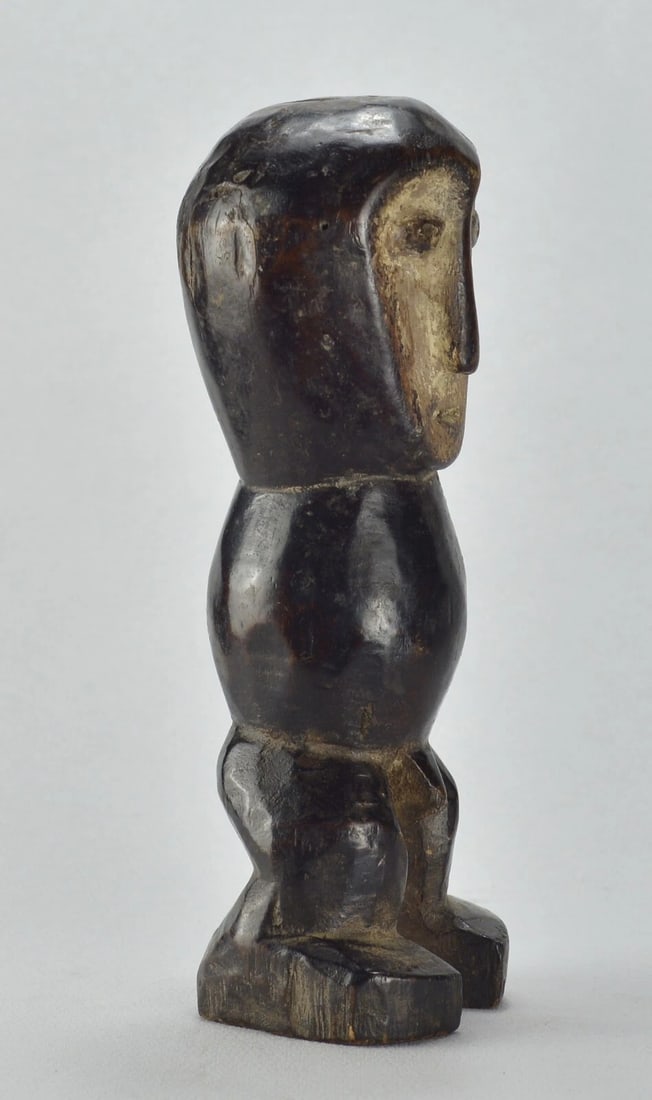 Cute LEGA Figure Iginga statue Bwami Cult Congo Drc African Tribal Art 1796 - 4