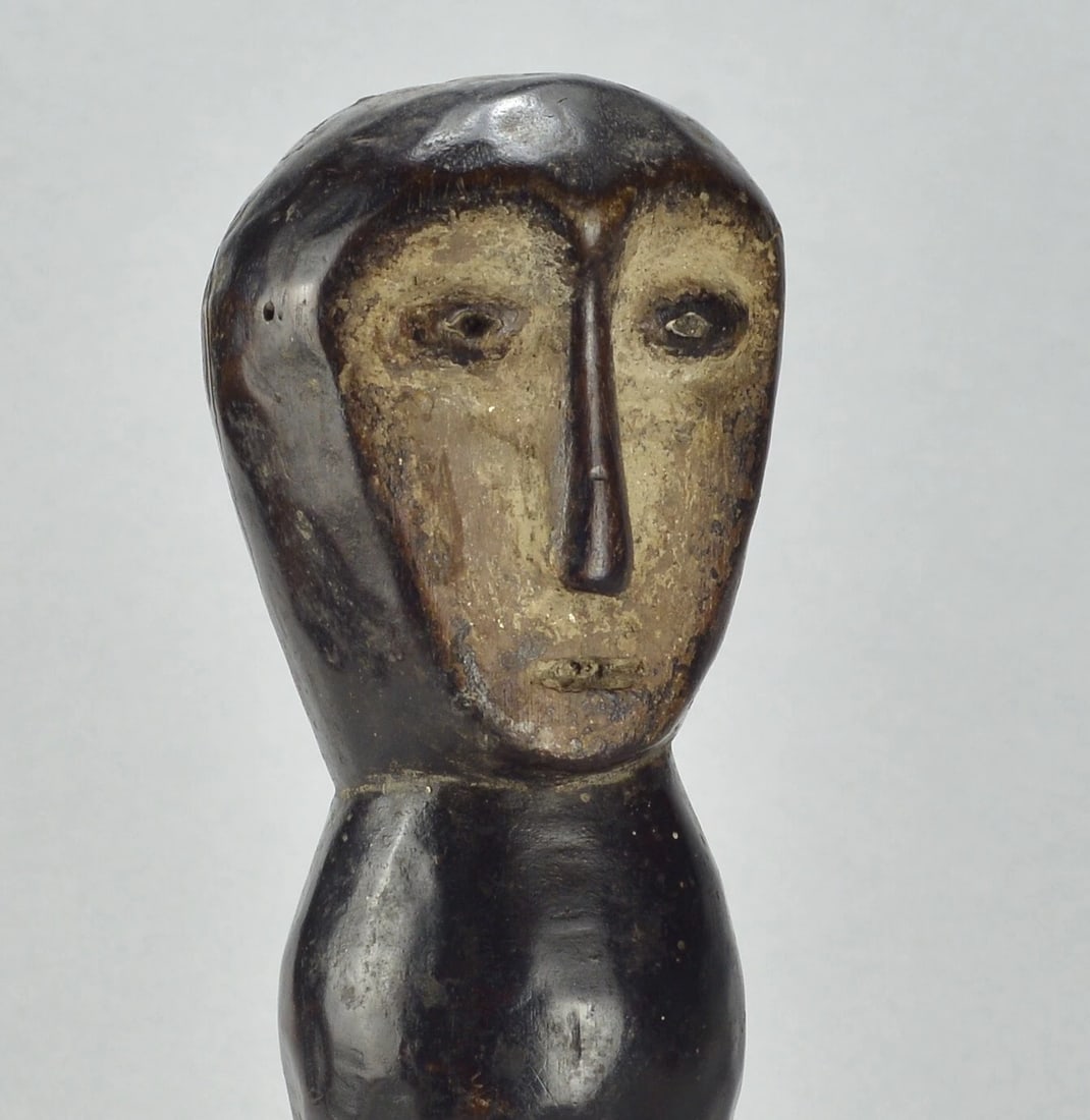 Cute LEGA Figure Iginga statue Bwami Cult Congo Drc African Tribal Art 1796 - 7