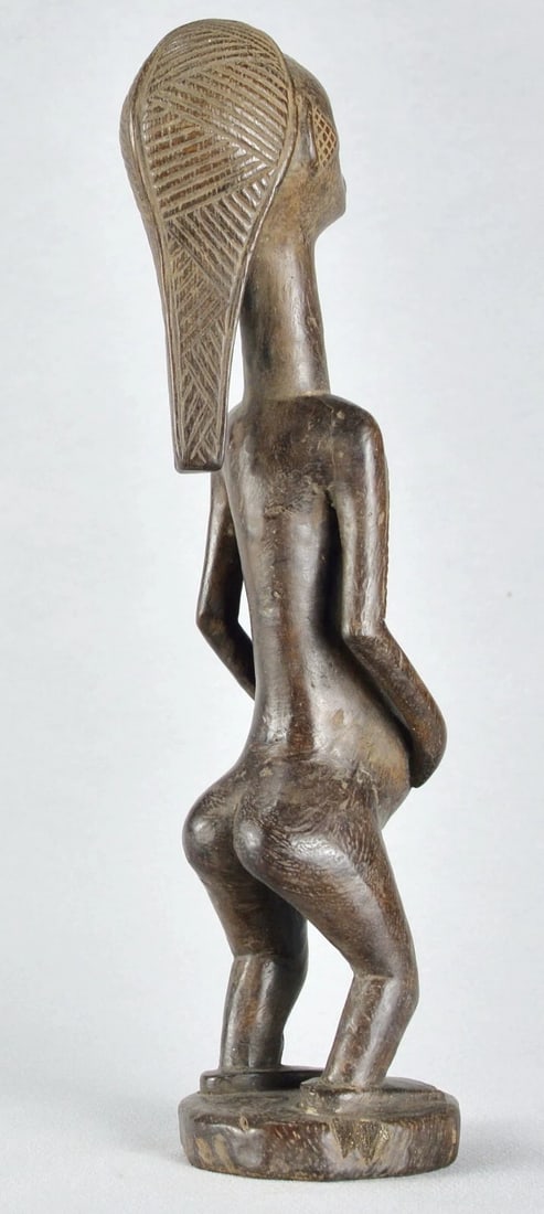 Nice TABWA ancestor figure statue Congo Drc African sculpture Tribal Art 1861 - 3