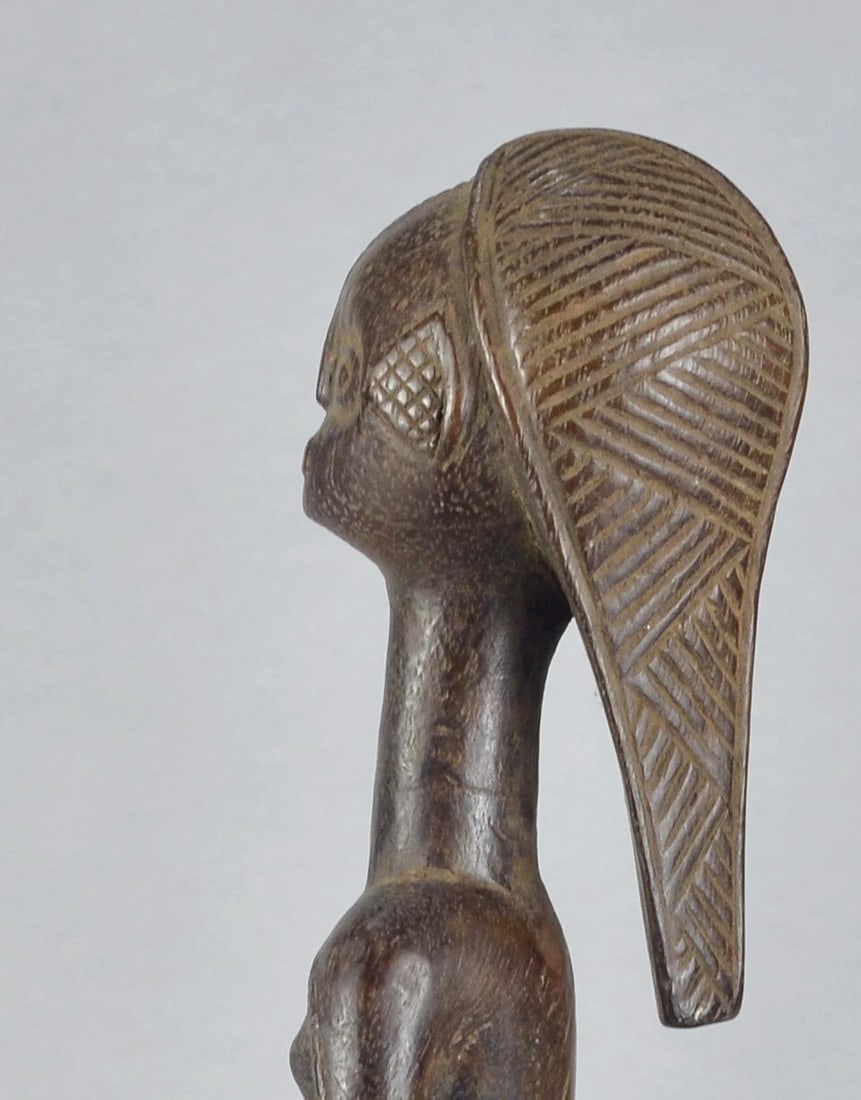 Nice TABWA ancestor figure statue Congo Drc African sculpture Tribal Art 1861 - 5