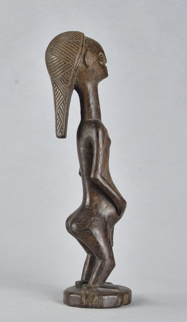 Nice TABWA ancestor figure statue Congo Drc African sculpture Tribal Art 1861 - 7
