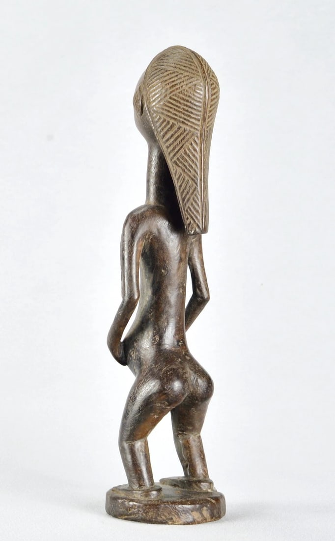 Nice TABWA ancestor figure statue Congo Drc African sculpture Tribal Art 1861 - 9