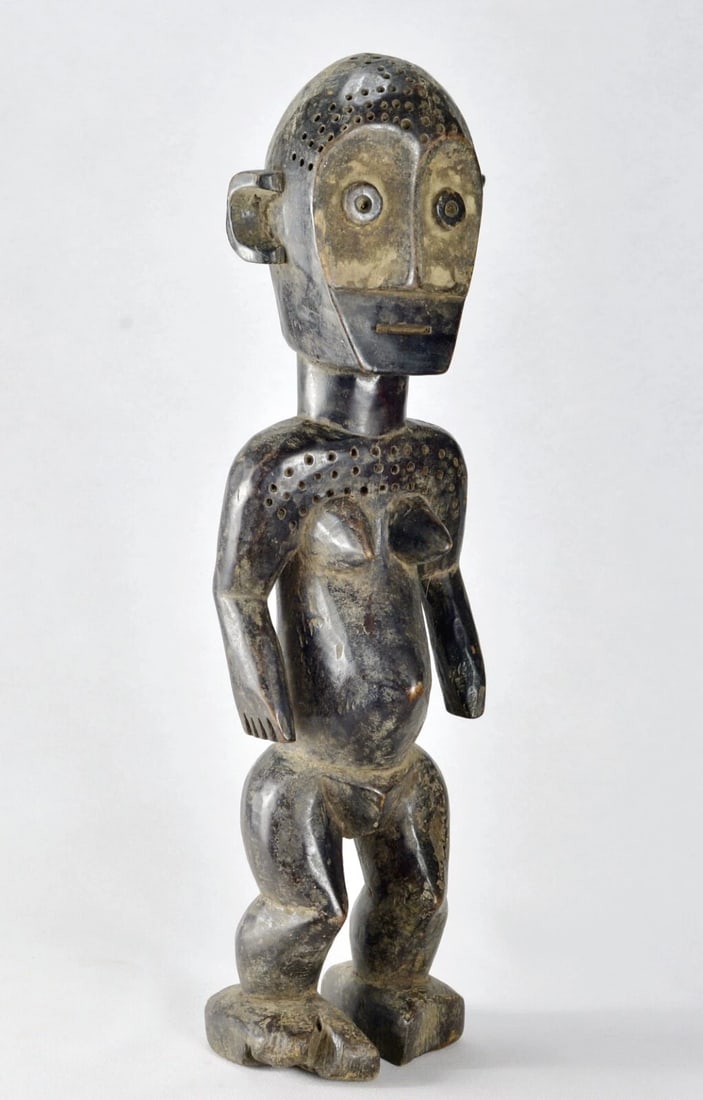 Fine Metoko Female Figure Mituku sculpture statue Congo African Tribal Art 1866 - 10