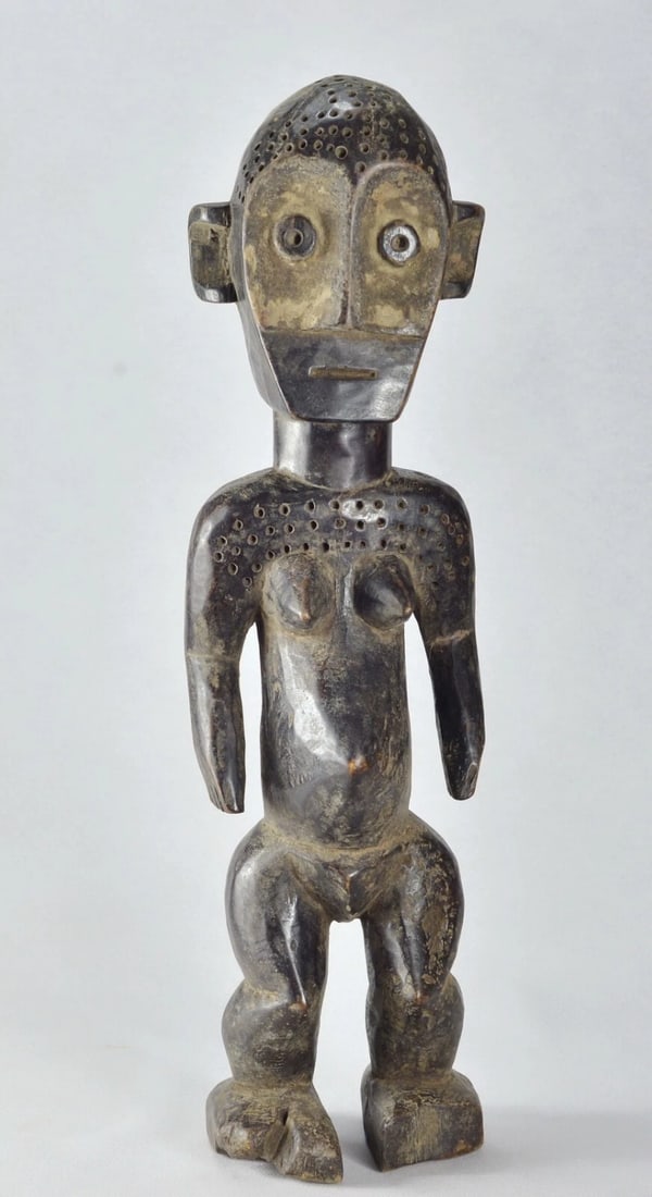 Fine Metoko Female Figure Mituku sculpture statue Congo African Tribal Art 1866 - 4
