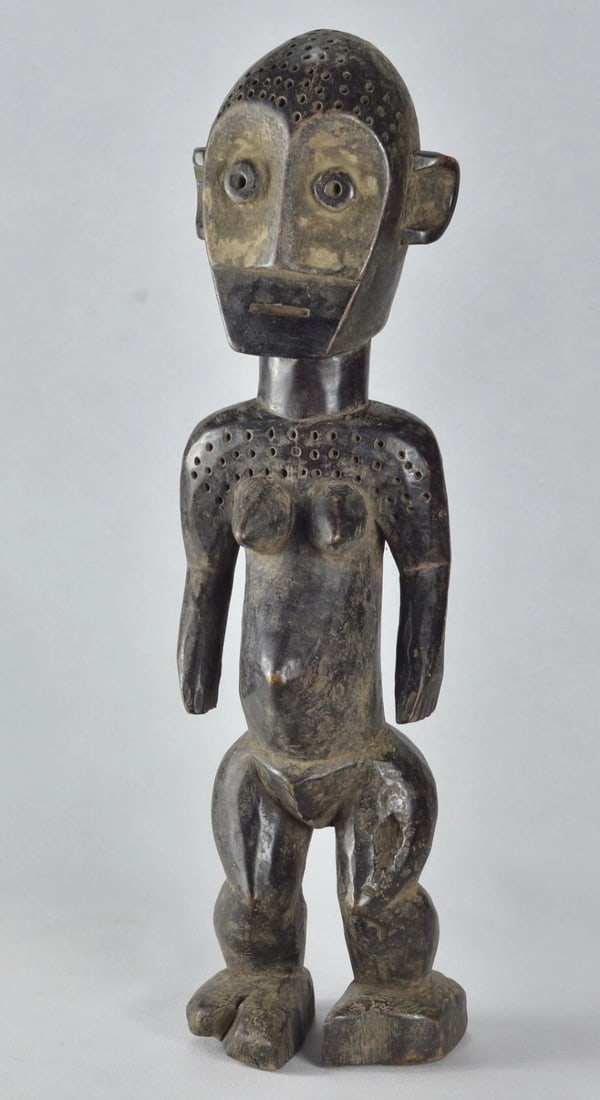 Fine Metoko Female Figure Mituku sculpture statue Congo African Tribal Art 1866 - 6