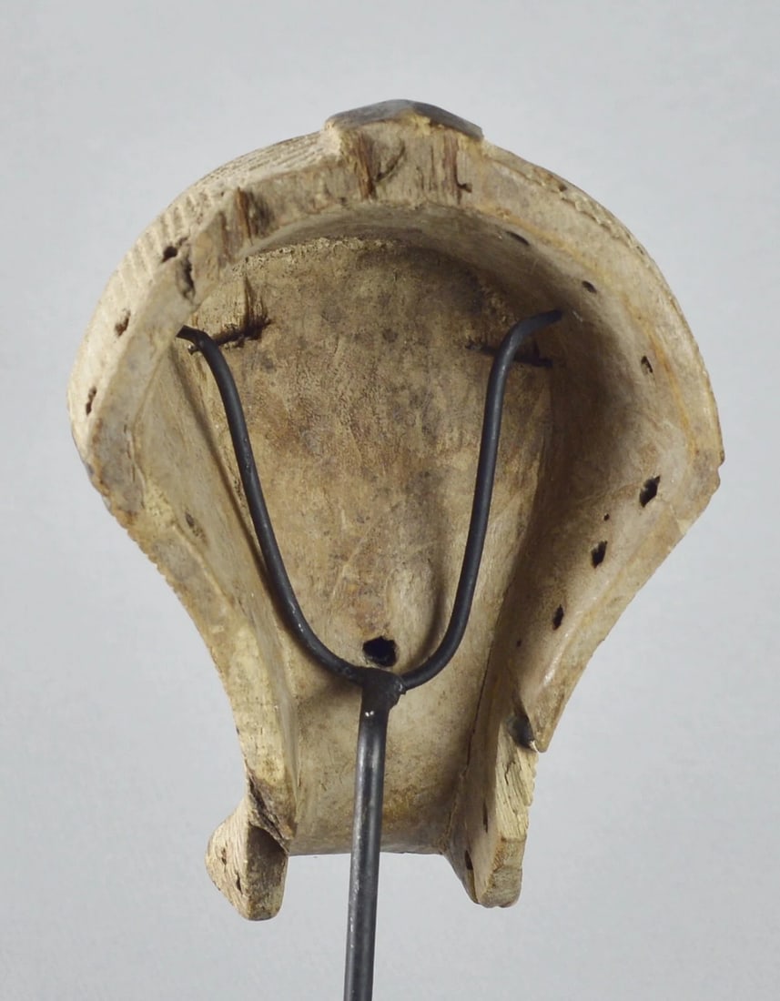 Cute SONGYE Kifwebe miniature mask Congo Drc African Tribal Art mc 1750 - 6