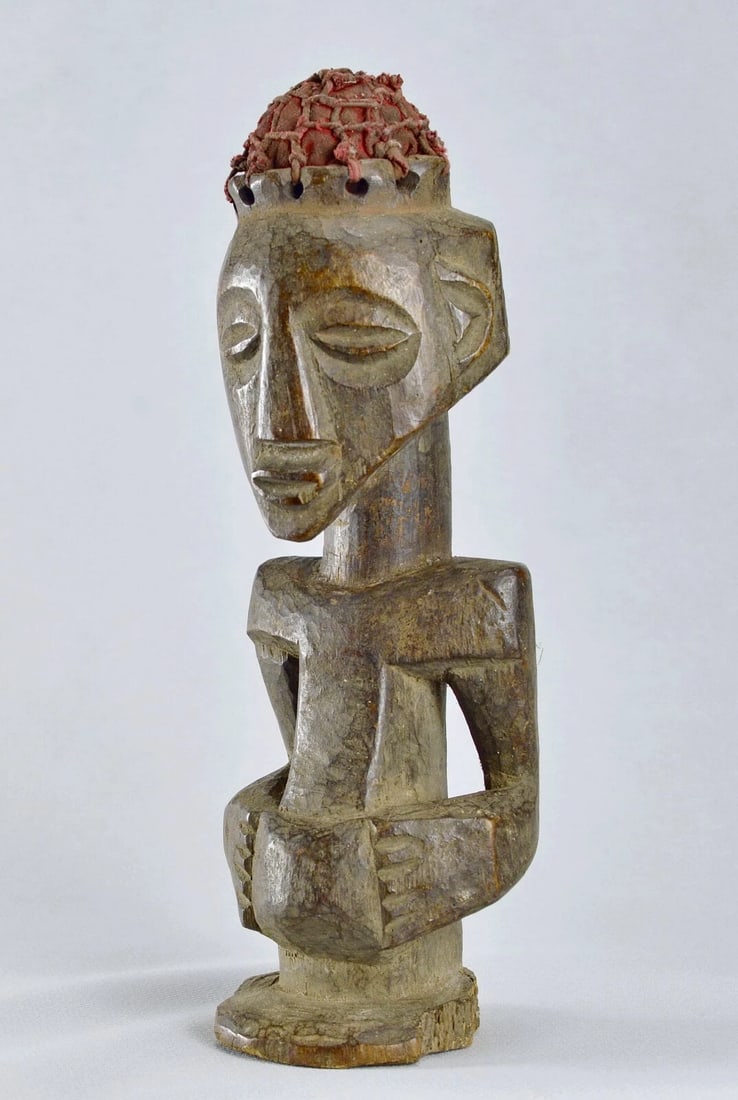 KUSU Kakudji magical Figure Congo DRC African Tribal Art Statue Sculpture 1848 - 4