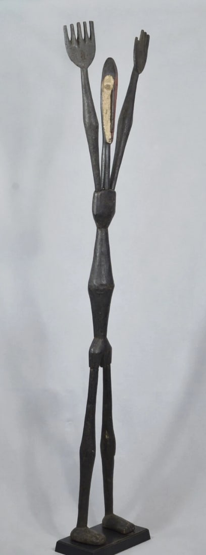 Large LENGOLA 65 inches figure Statue African Tribal Art Africain Congo MC1877 - 8