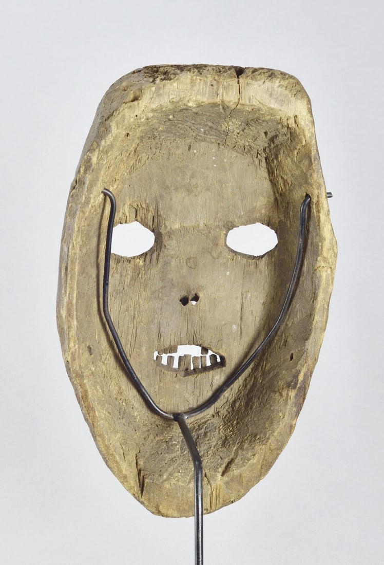 Large mask KOMO KUMU or neighboring people Congo Drc African Tribal Art MC2021 - 6
