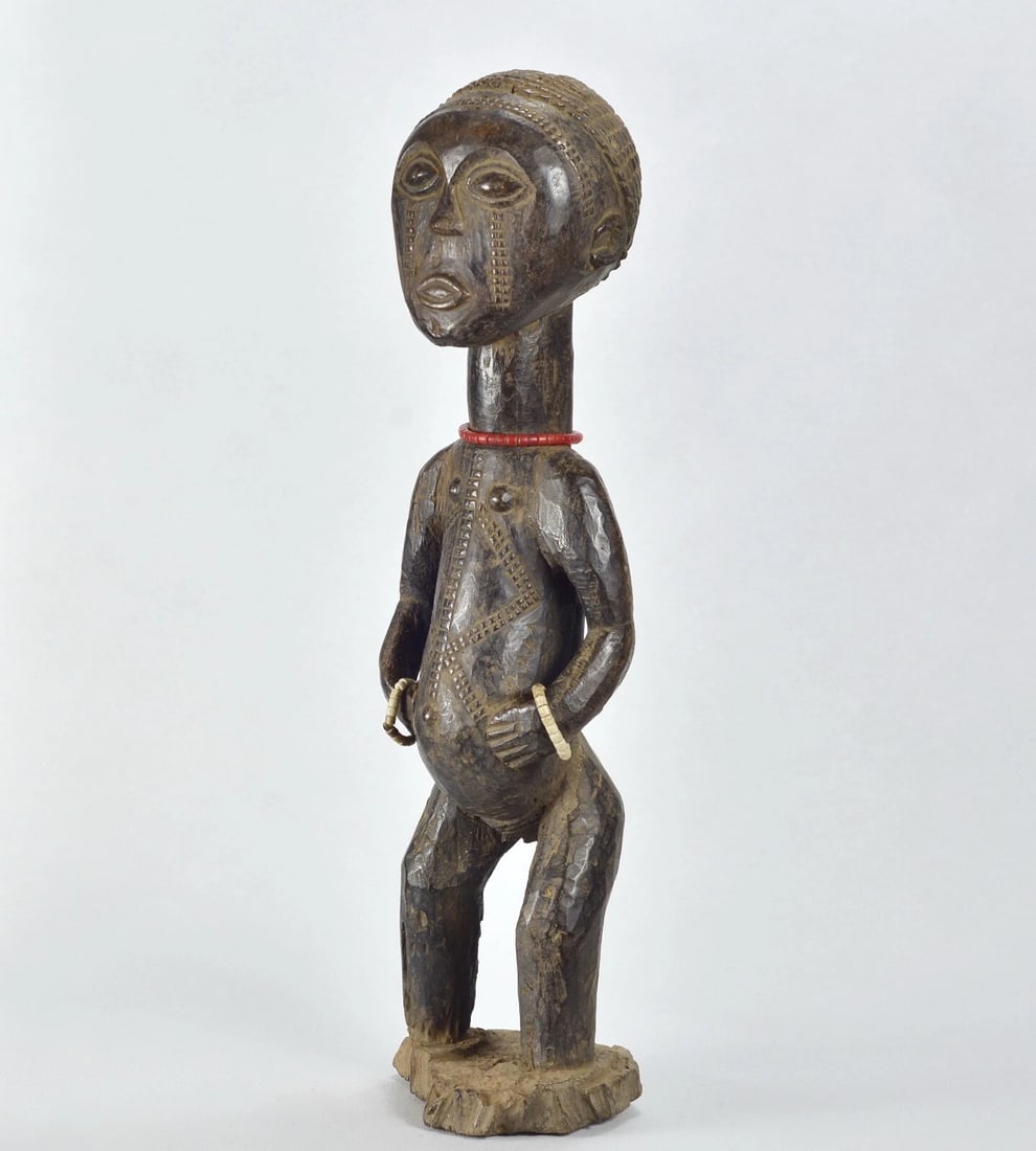 Large 19" TABWA figure statue Congo sculpture African Tribal Art MC 1925 - 4