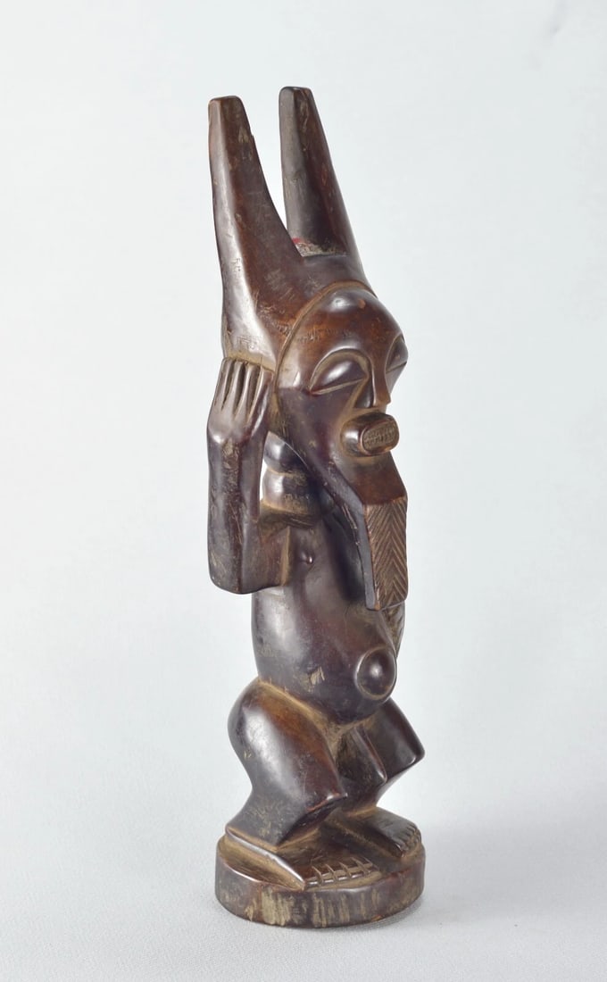 Nice SONGYE Power Figure Fetish Congo Drc African Tribal Art 1708 - 10