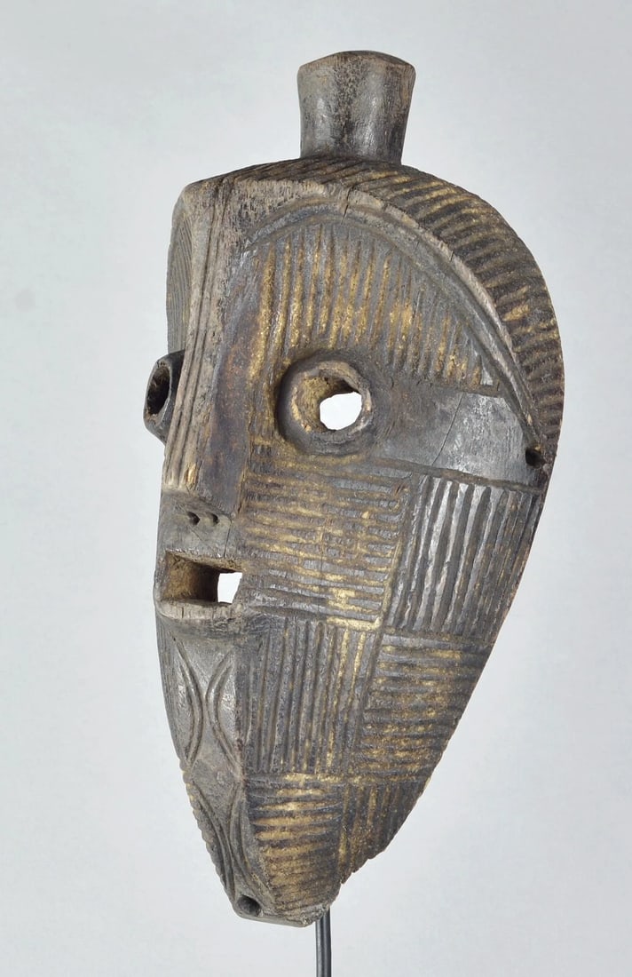 Beautiful &Large Metoko Mask Mituku Congo African Tribal Art MC 1872 - 3
