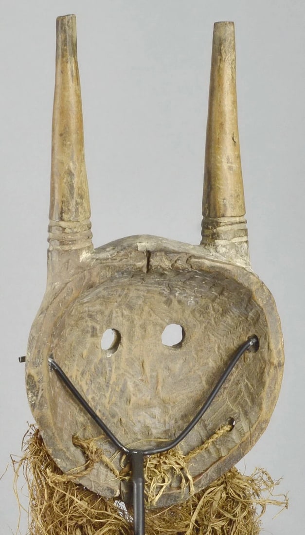 Rare LEGA KWAME Kayamba Mask Bwami Cult Congo Drc African Tribal Art 1131 - 3