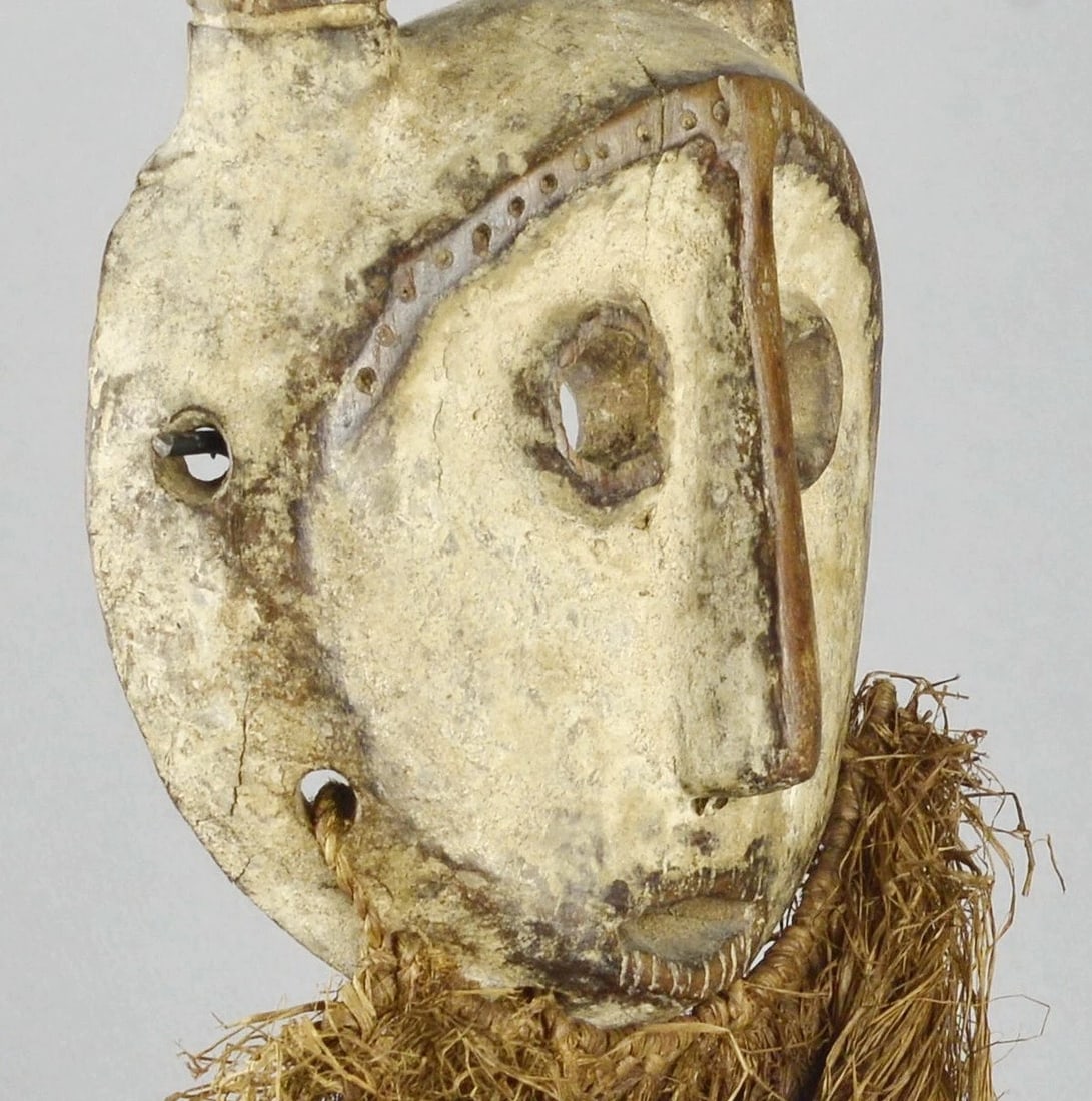 Rare LEGA KWAME Kayamba Mask Bwami Cult Congo Drc African Tribal Art 1131 - 5