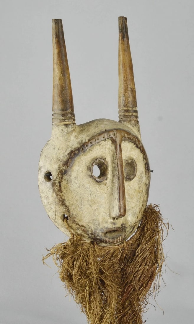 Rare LEGA KWAME Kayamba Mask Bwami Cult Congo Drc African Tribal Art 1131 - 8