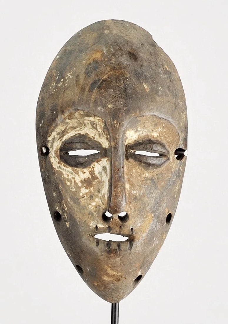 Superb LEGA Lukwakongo small Mask Bwami cult Congo DRC African Tribal Art 1092 - 2