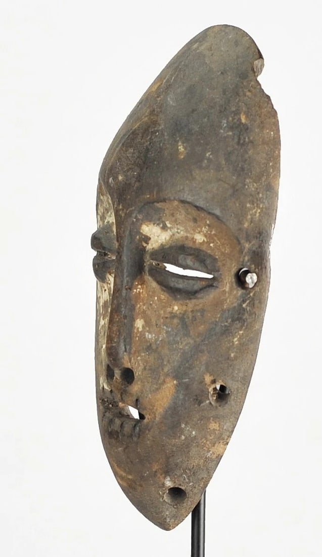 Superb LEGA Lukwakongo small Mask Bwami cult Congo DRC African Tribal Art 1092 - 5