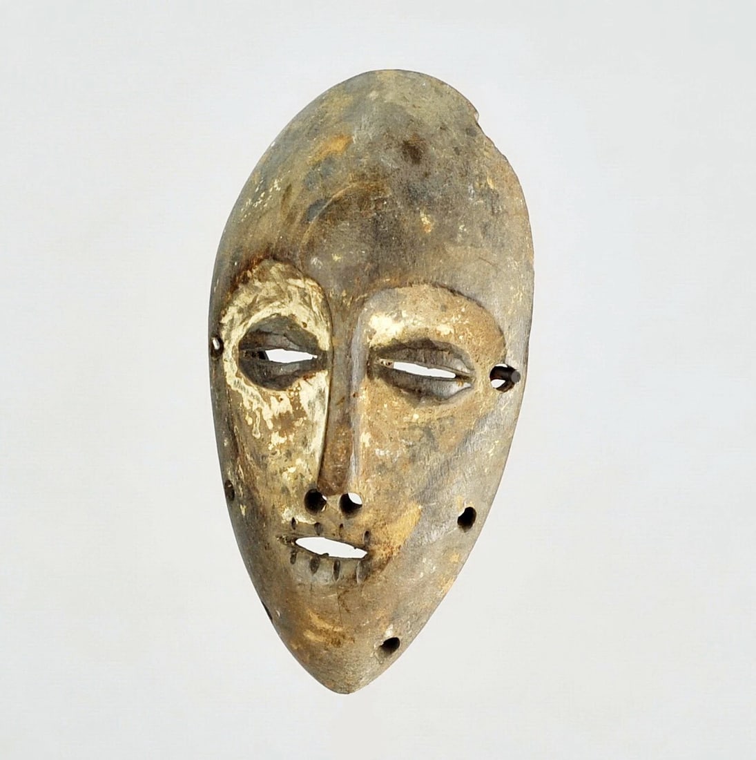 Superb LEGA Lukwakongo small Mask Bwami cult Congo DRC African Tribal Art 1092 - 8