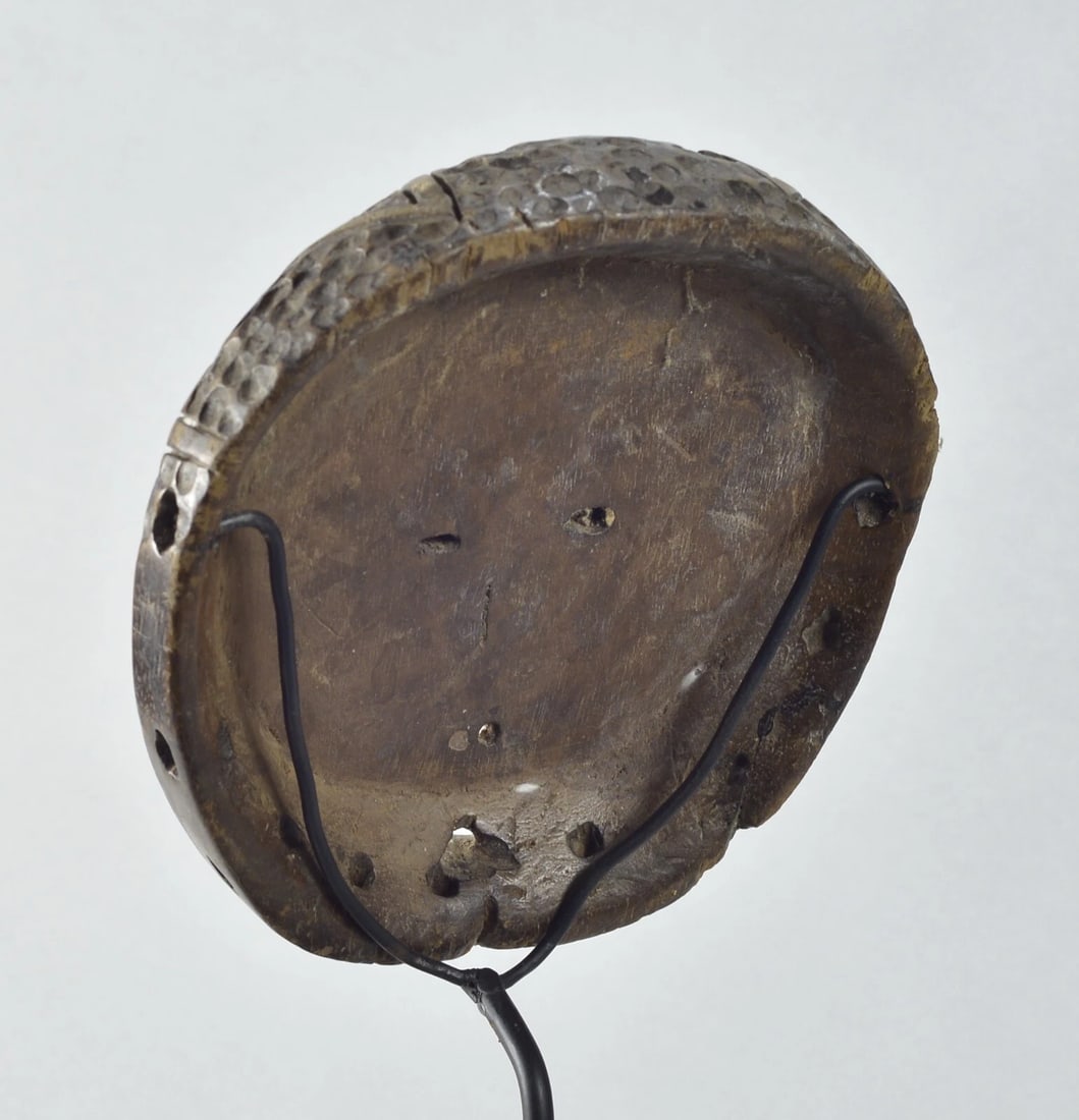 Lega idimu Wooden Mask Bwami Cult Congo Drc Zaire African Tribal Art mc1906 - 7