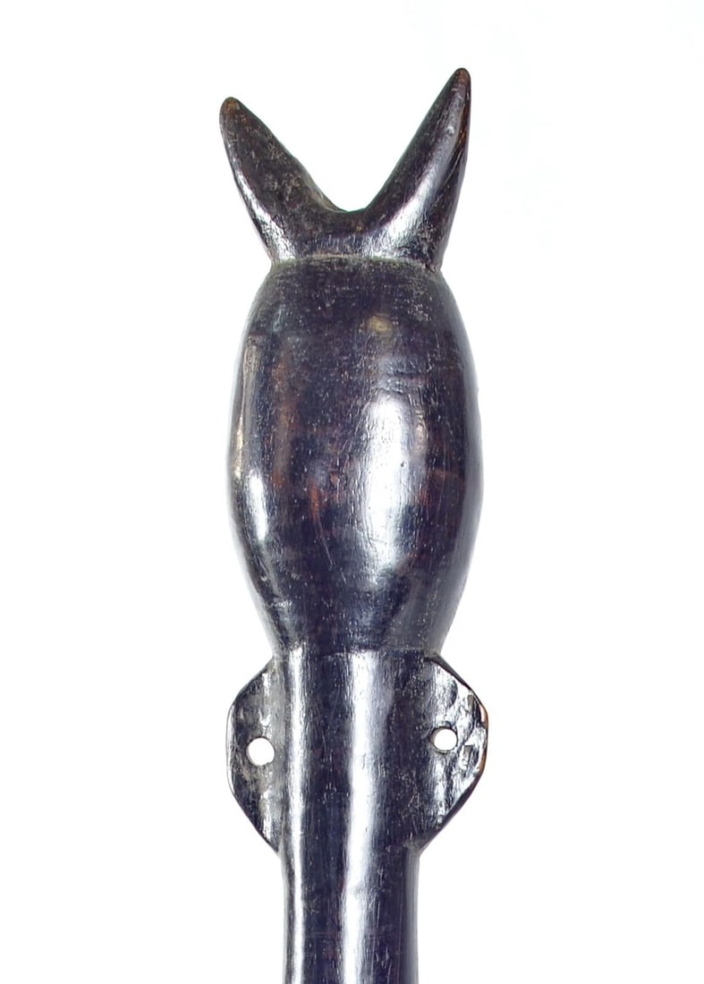 Large Whistle flute Burkina Faso Gurunsi or Mossi Bwaou Nuna flûte african 1800 - 2