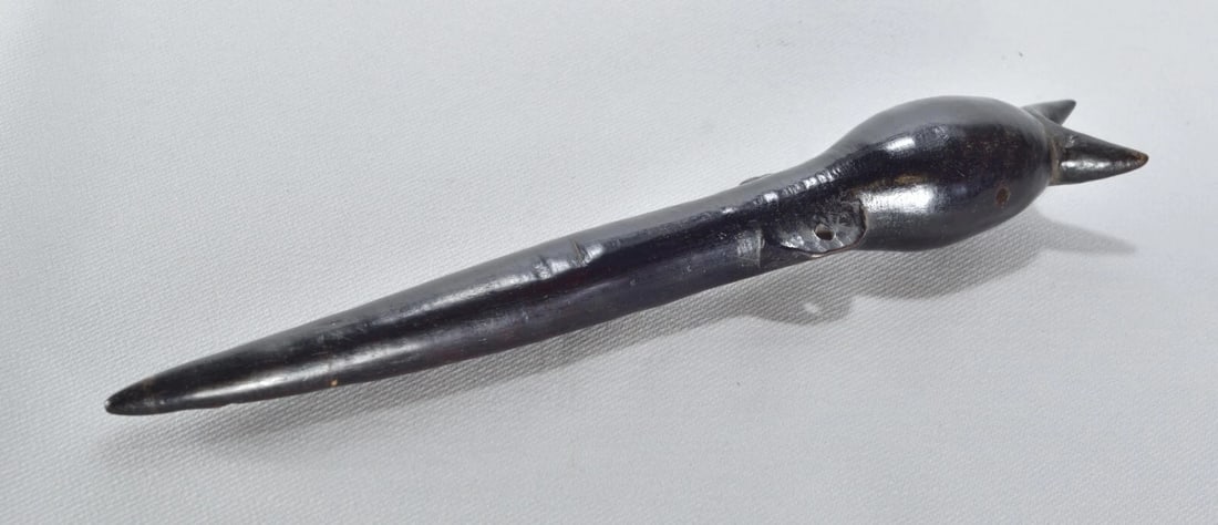 Large Whistle flute Burkina Faso Gurunsi or Mossi Bwaou Nuna flûte african 1800 - 4