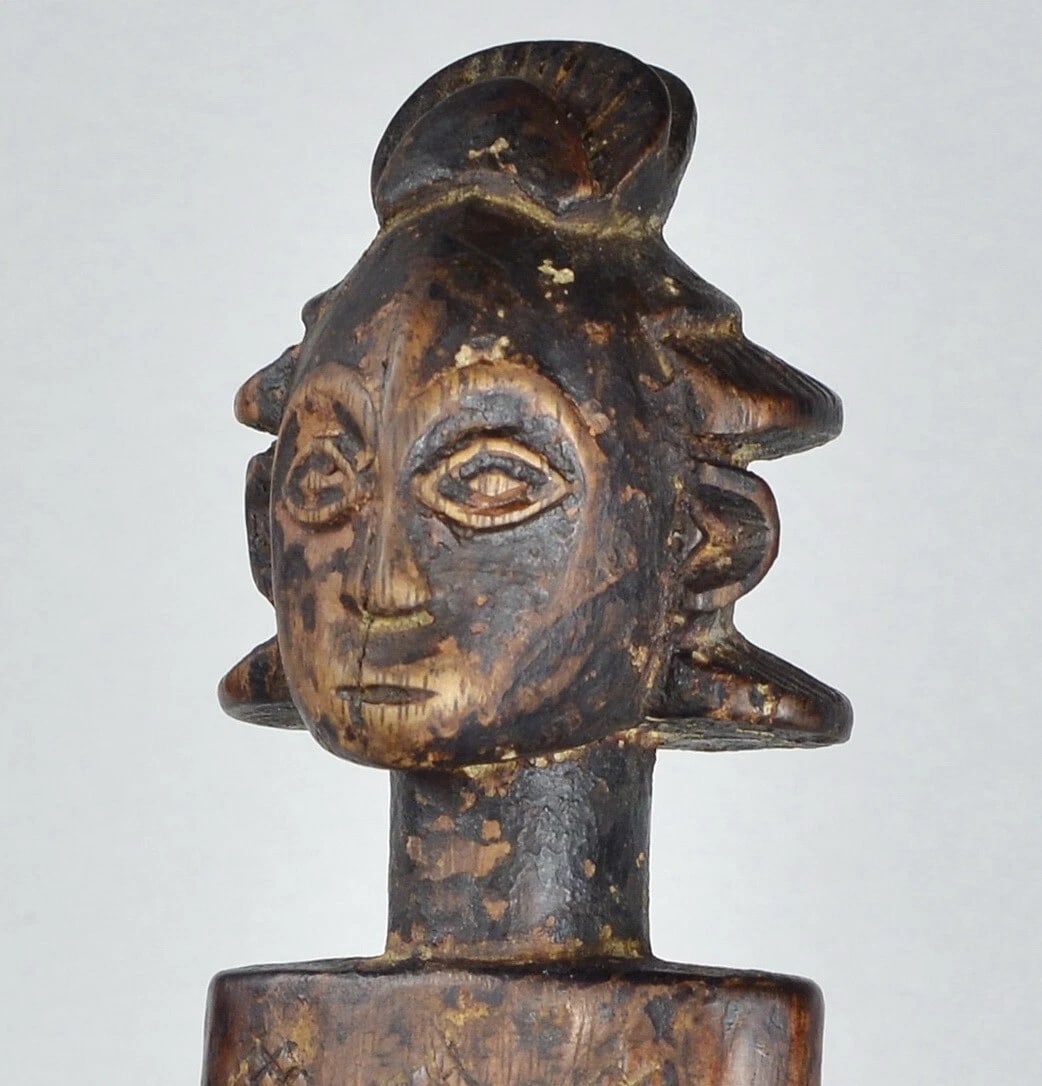 LUBA Shankadi female cult figure statue sculpture Congo Drc African Tribal 1321 - 5