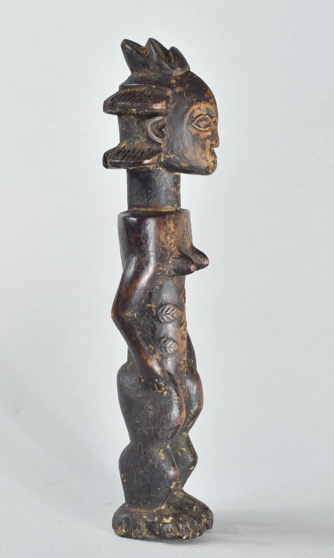 LUBA Shankadi female cult figure statue sculpture Congo Drc African Tribal 1321 - 6