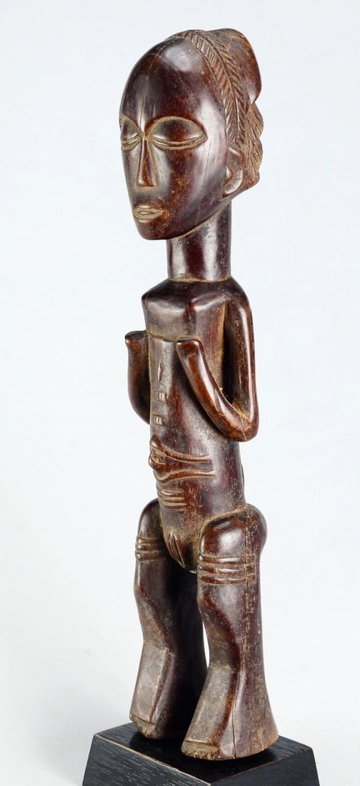 Nice LUBA Shankadi figure 13" statue sculpture Congo African Tribal Art 1681 - 2