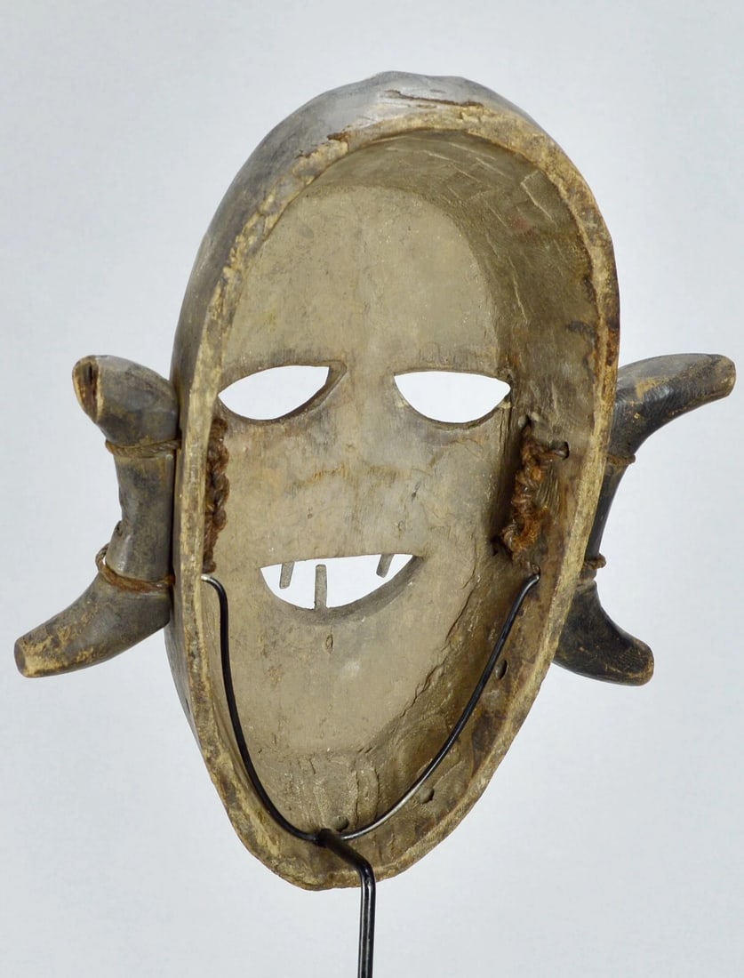 BOA Pongdudu Warrior Mask Congo Drc African Tribal Art 1684 - 10